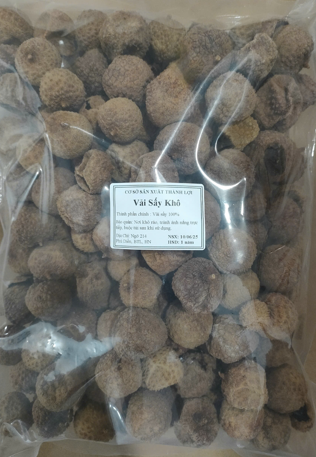 Vải thiều sấy khô 1kg